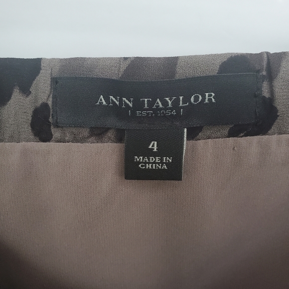 Silk Skirt Leopard Print Pencil Career Lightweight - Picture 3 of 10